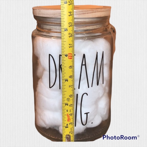 NWT DREAM BIG Large Cotton Ball Jar - Picture 5 of 7